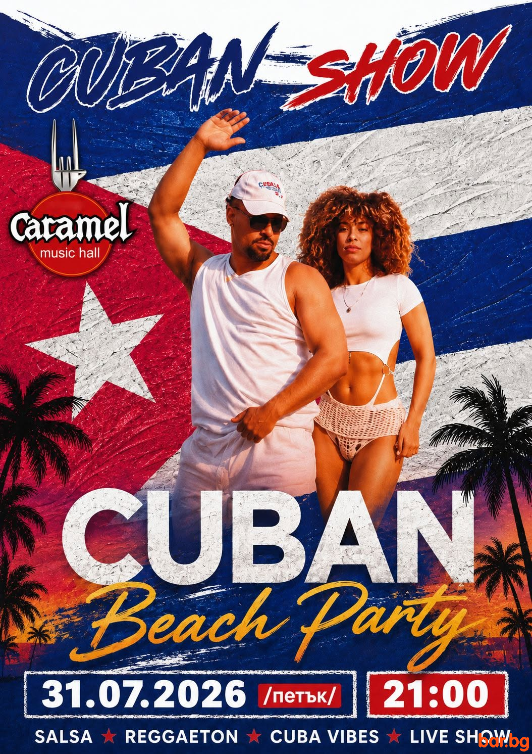 Caramel - Music hall - CUBAN BEACH PARTY Live !