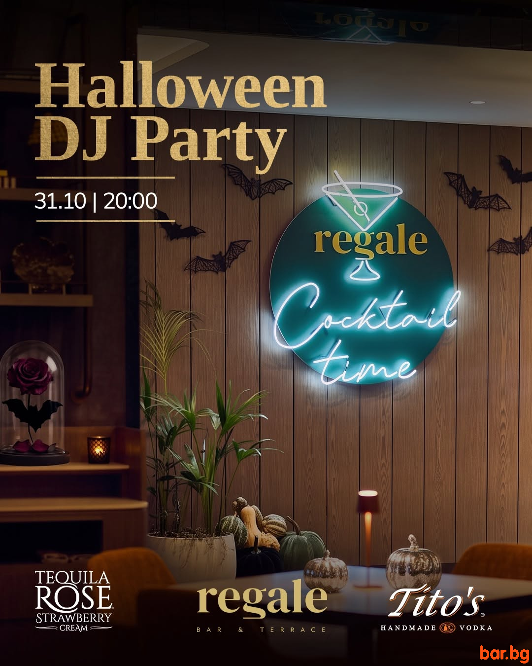 Regale Bar & Terrace Sofia - Имаме страшно добър план за 31 октомври